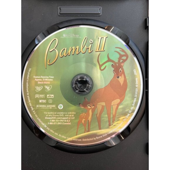 Bambi II 2006 DVD Walt Disney Classic Edition Animated Kids Family Pre-Owned - Picture 2 of 4
